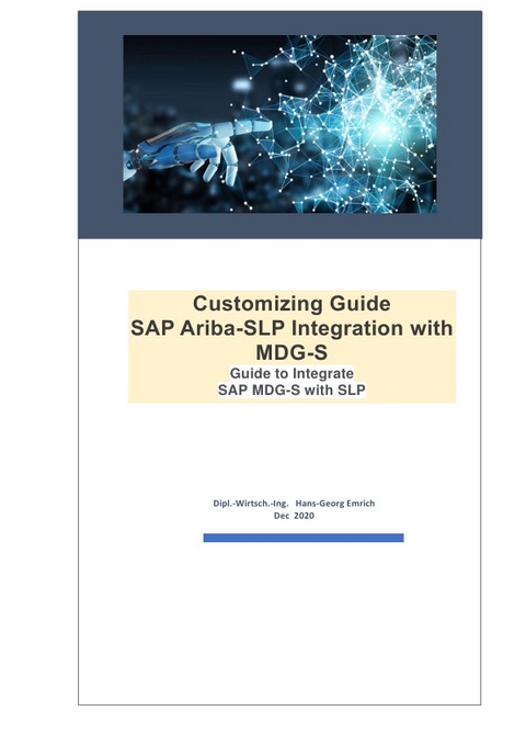 SAP Ariba Supplier Lifecycle and Performance-(SLP ) Integration with MDG-S - Hans-Georg Emrich