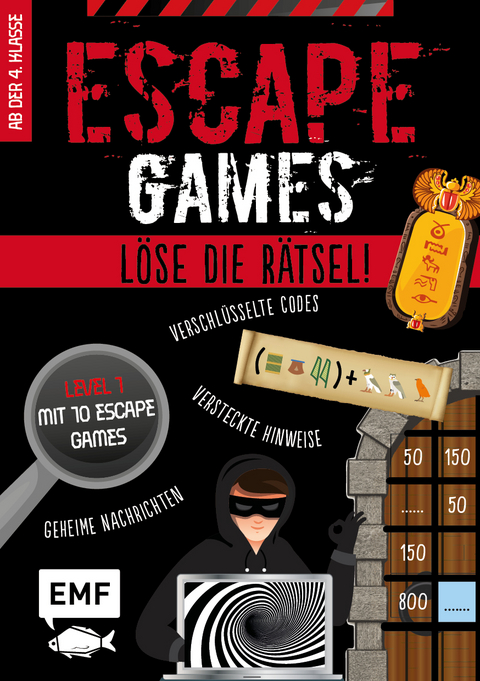 Escape Games Level 1 (rot) &ndash; L&ouml;se die R&auml;tsel! &ndash; 10 Escape Games ab der 4. Klasse - Mathieu Qu&eacute;n&eacute;e