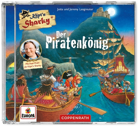 CD H&ouml;rspiel: K&auml;pt'n Sharky - Der Piratenk&ouml;nig - Jutta Langreuter, Jeremy Langreuter