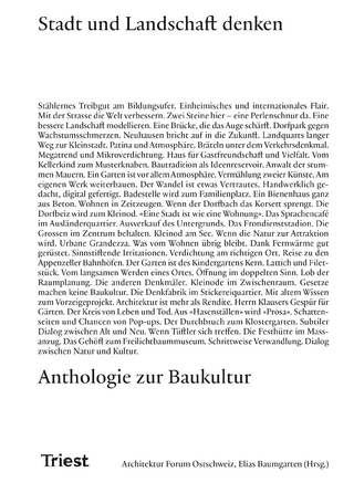 Stadt und Landschaft denken