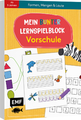 Mein bunter Lernspielblock &ndash; Vorschule: Formen, Mengen und Laute