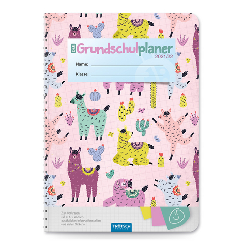 Trötsch Grundschulplaner Lama 2021/2022 - 