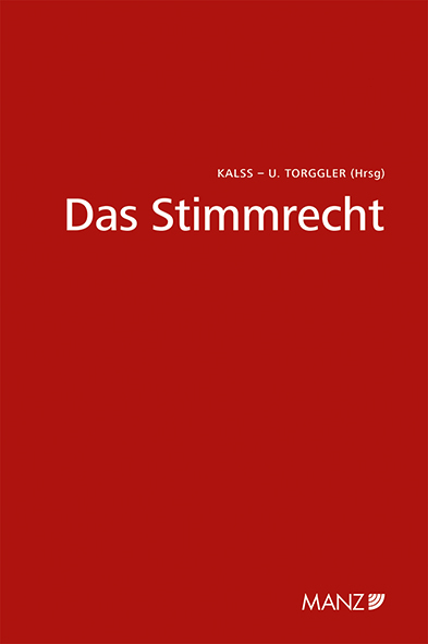 Das Stimmrecht Wiener Unternehmensrechtstag - 