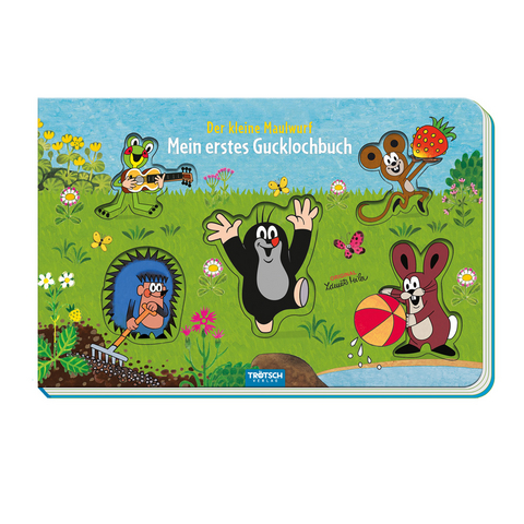 Tr&ouml;tsch Der kleine Maulwurf Mein erstes Gucklochbuch Pappenbuch - 