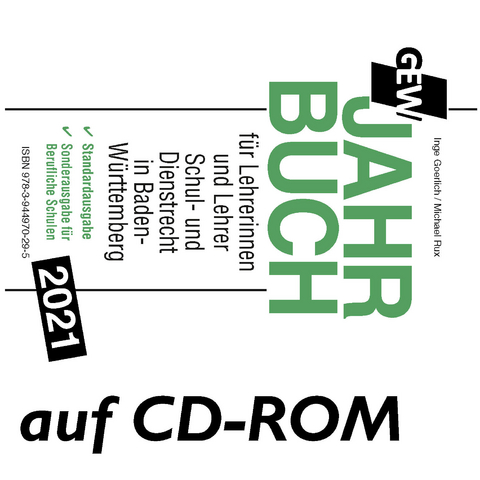 GEW-Jahrbuch 2021 CD-ROM - Michael Rux, Inge Goerlich