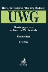 Gesetz gegen den unlauteren Wettbewerb (UWG). UWG - 
