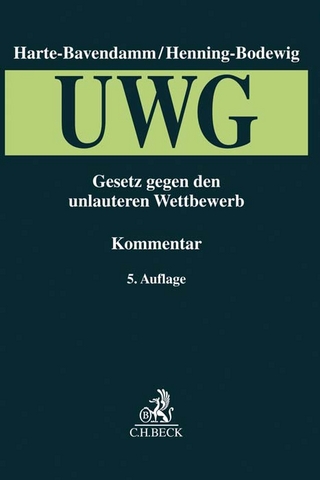 Gesetz gegen den unlauteren Wettbewerb (UWG). UWG