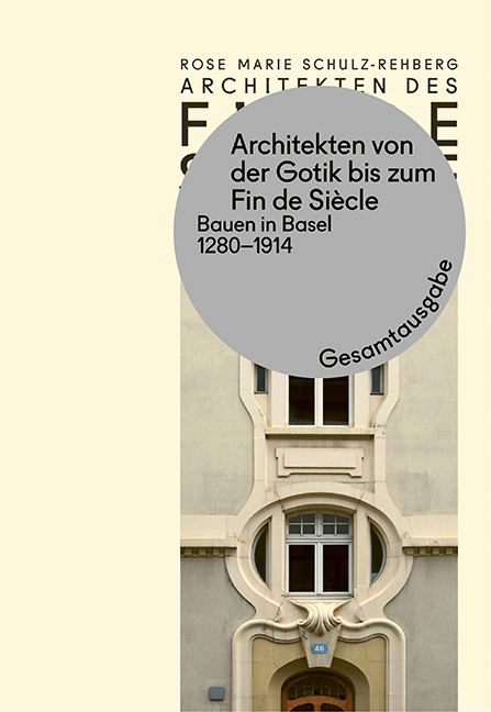 Architekten von der Gotik bis zum Fin de Si&egrave;cle - Rose Marie Schulz-Rehberg