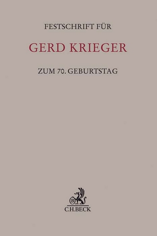 Festschrift für Gerd Krieger zum 70. Geburtstag