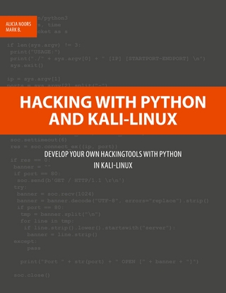 Hacking with Python and Kali-Linux