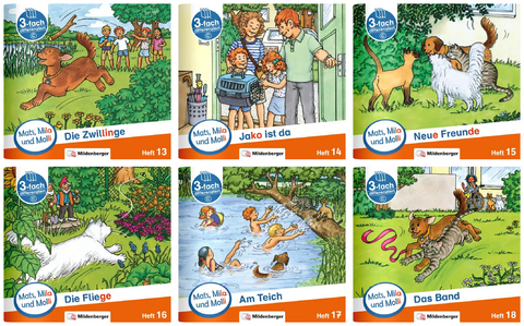 Paket &ndash; Mats, Mila und Molli &ndash; Heft 13&ndash;18, Schwierigkeitsstufe C - Axel Wolber, Gabriele Heinisch