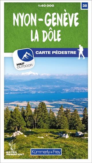 Kümmerly+Frey Wanderkarte 38 Nyon, Genève 1:40.000