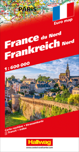 Frankreich Nord Strassenkarte 1:600 000 - 
