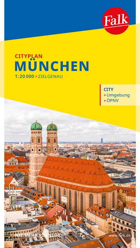 Falk Cityplan M&uuml;nchen 1:20 000