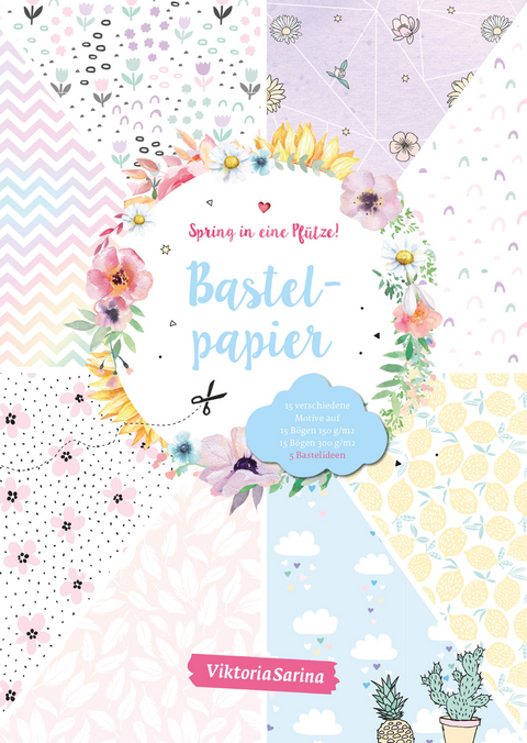 Spring in eine Pf&uuml;tze! Bastelpapier