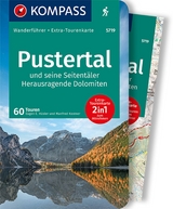 KOMPASS Wanderf&uuml;hrer Pustertal und seine Seitent&auml;ler, Herausragende Dolomiten, 60 Touren mit Extra-Tourenkarte - Eugen E. H&uuml;sler, Manfred Kostner