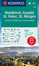 KOMPASS Wanderkarte 884 Waldkirch, Kandel, St.Peter, St. M&auml;rgen 1:25.000