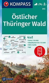 KOMPASS Wanderkarte 813 &Ouml;stlicher Th&uuml;ringer Wald
