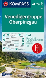 KOMPASS Wanderkarte 38 Venedigergruppe; Oberpinzgau 1:50.000
