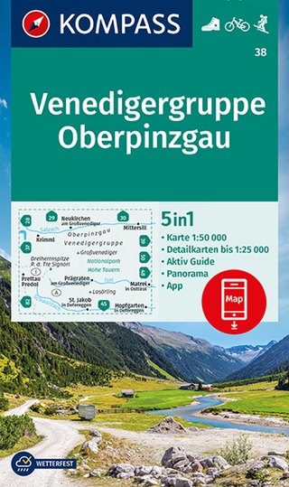 KOMPASS Wanderkarte 38 Venedigergruppe; Oberpinzgau 1:50.000