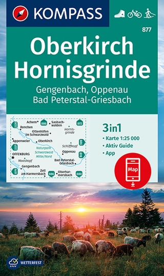 KOMPASS Wanderkarte 877 Oberkirch, Hornisgrinde, Gengenbach, Oppenau, Bad Peterstal-Griesbach