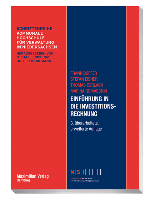 Einf&uuml;hrung in die Investitionsrechnung - Frank Boffer, Stefan Eisner, Thomas Gerlach, Marina Romaschin