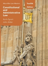 Constitutional and Administrative Law - Syrett, Keith; Alder, John
