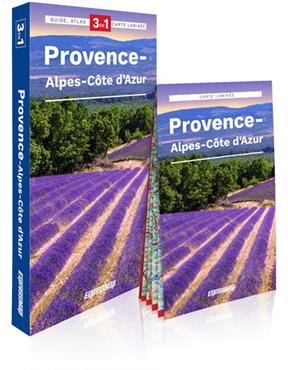 Provence-Alpes-C&ocirc;te d'Azur explore guide + atlas + map