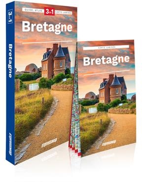 BRETAGNE EXPLORE GUIDE 3 EN 1 CARTE ANC