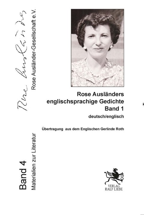 Rose Ausl&auml;nders englischsprachige Gedichte