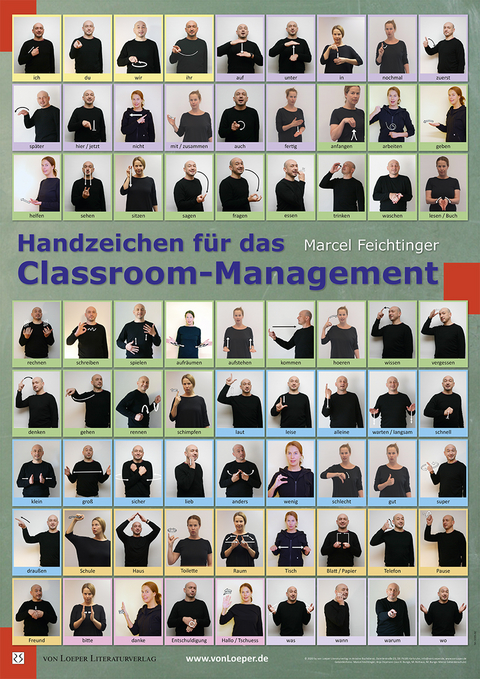 Handzeichen f&uuml;r das Classroom-Management (Posterset) - Marcel Feichtinger