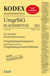 KODEX Umgründungssteuergesetz-Richtlinienkommentar 2021 - Wellinger, Günter; Doralt, Werner