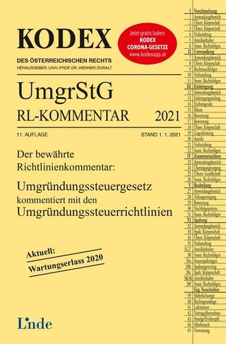 KODEX Umgründungssteuergesetz-Richtlinienkommentar 2021