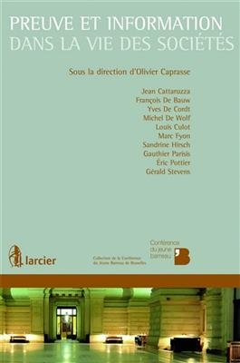 Preuve et information dans la vie des sociétés