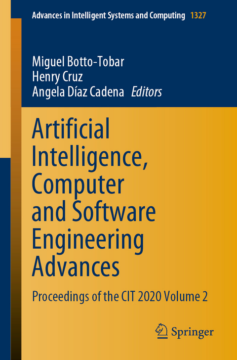 Artificial Intelligence, Computer and Software Engineering Advances - 
