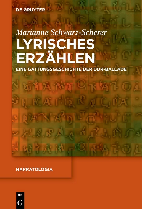 Lyrisches Erz&auml;hlen - Marianne Schwarz-Scherer