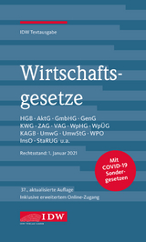 Wirtschaftsgesetze, 37. Auflage