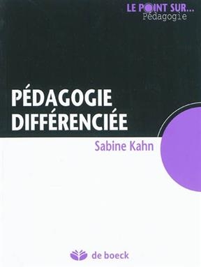 P&eacute;dagogie diff&eacute;renci&eacute;e - Sabine Kahn