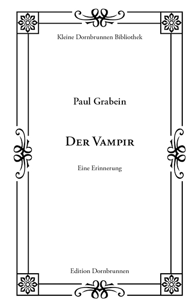 Der Vampir - Paul Grabein