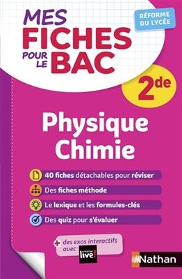 Physique chimie 2de : r&eacute;forme du lyc&eacute;e