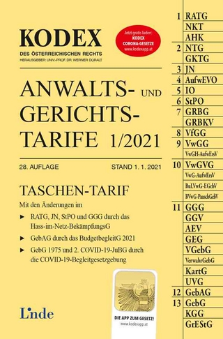 KODEX Anwalts- und Gerichtstarife 1/2021
