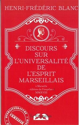 DISCOURS SUR L  UNIVERSALITE DE L  ESPRI