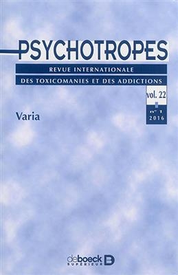 PSYCHOTROPES 2016/1 - VARIA