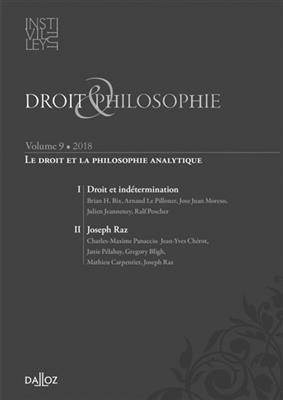 Droit & philosophie : annuaire de l'Institut Michel Villey, n° 9. Le droit et la philosophie analytique