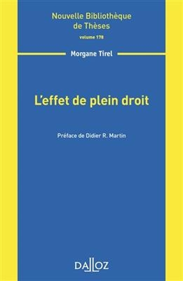 L'effet de plein droit
