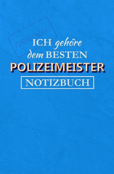 Notizbuch Polizei Polizeimeister - Konrad Klix