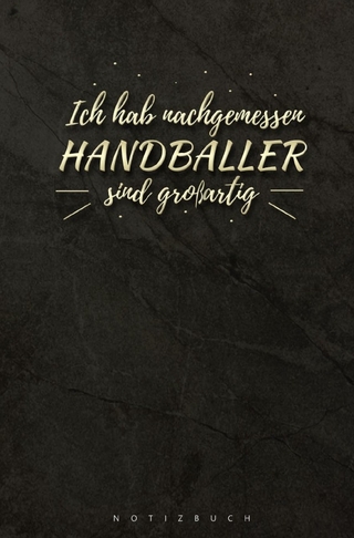 Notizbuch für Handballer
