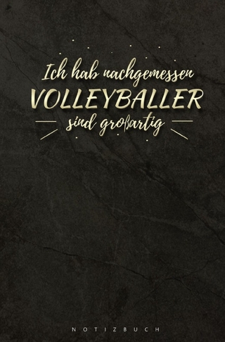 Notizbuch für Volleyballer