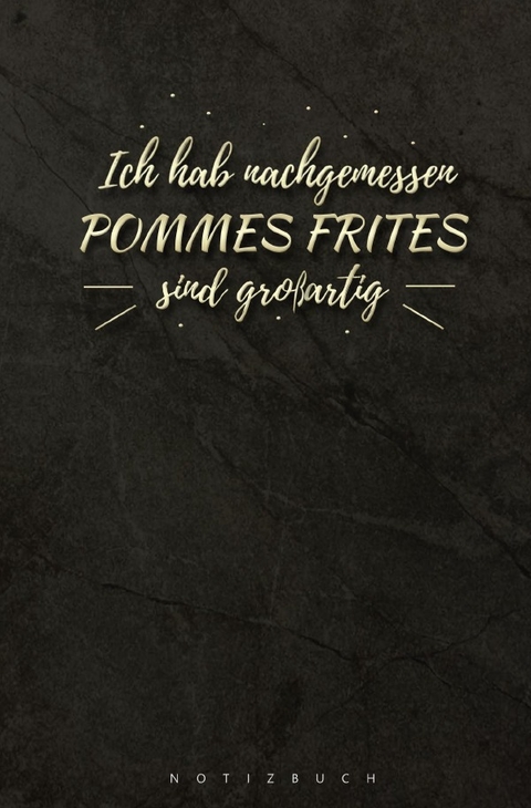Notizbuch Pommes Frites - Magdalena Paul