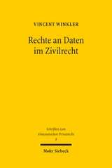 Rechte an Daten im Zivilrecht - Vincent Winkler